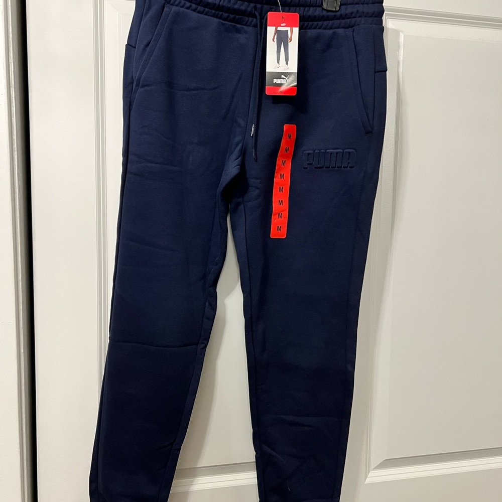 New puma men's fleece joggers - Picture 5 of 9